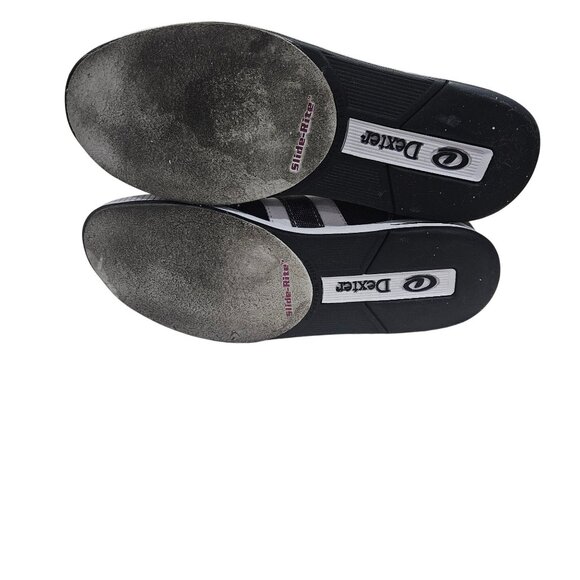 Dexter Mens Bowling Shoes Size 11.5 Gray & White Non-Marking Rubber Sole - Picture 5 of 9